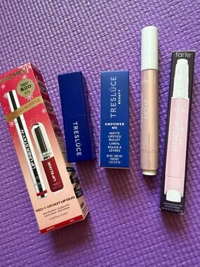 Makeup Lot Tarte Maracuja, Tresluce Matte Lipstick, Sacheu lip liner NEW Bundle